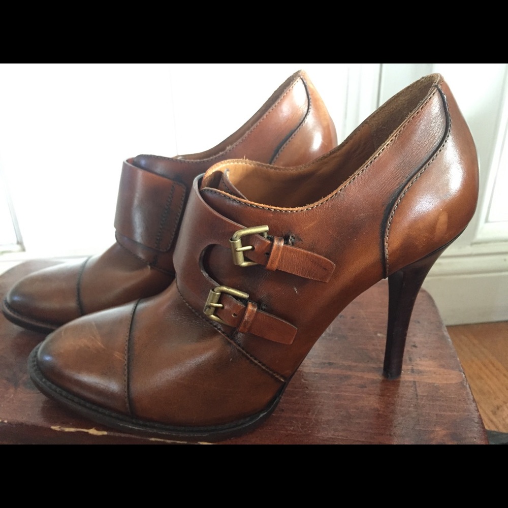 Ralph Lauren Purple Label Leather Heels